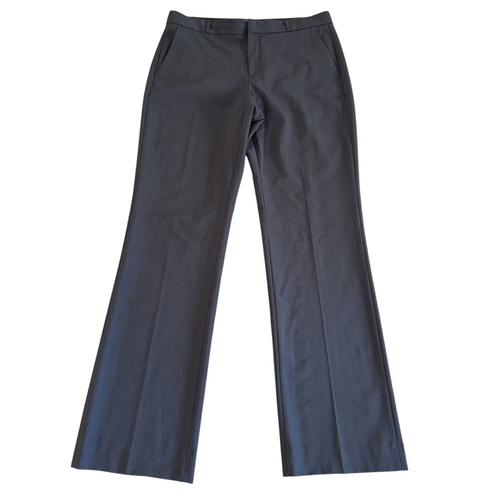 Banana Republic 8 (33x32) Navy Logan Italian Wool Blend Straight Leg Dress Pants